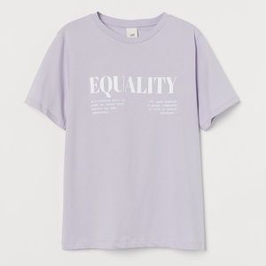 EQUALITY H&M Printed T-shirt